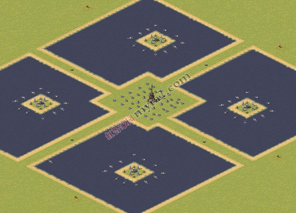 红色警戒2:防御战地图