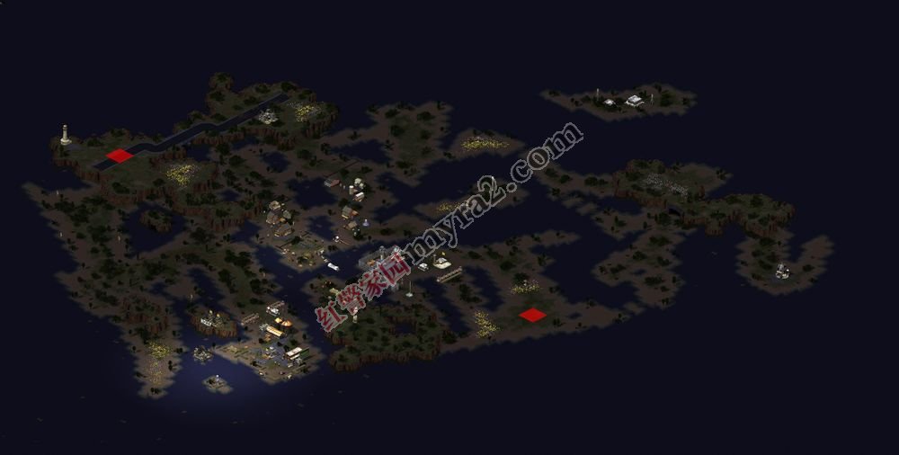 尤里的复仇地图海岸线舰队