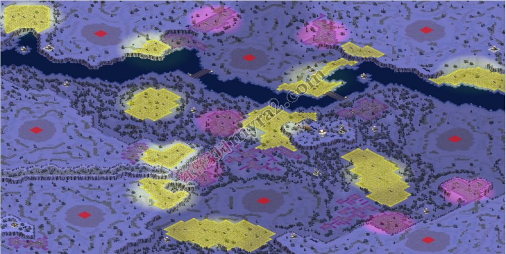尤里的复仇地图大矿脉极地森林