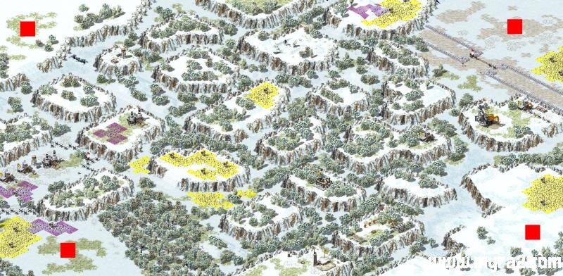 尤里的复仇迷失峡谷4人地图