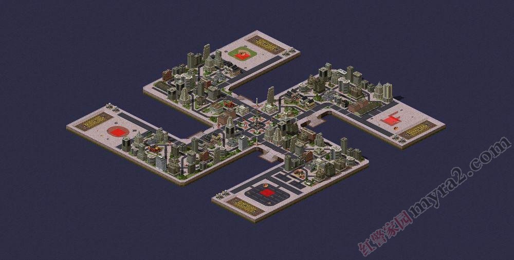 尤里的复仇愤怒的长官4人海战地图