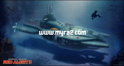 红色警戒3潜艇穿陆bug