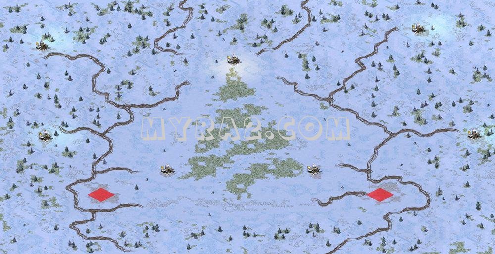 红色警戒2尤里的复仇圣诞停火协定(2)地图