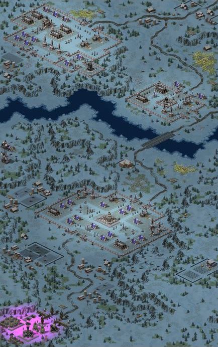 尤里的复仇防御地图暗夜逢明