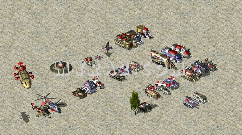 《红色警戒2尤里的复仇》末日火炮2.5修改版mod