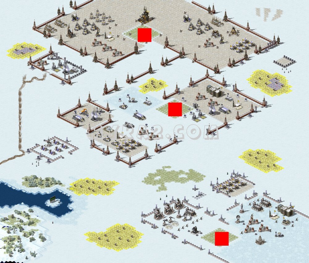 红色警戒2尤里的复仇苏俄城地图